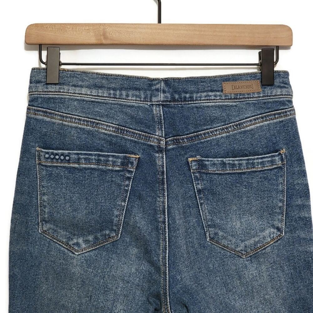 BLANKNYC The Great Jones High Rise Tie Waist Skinny Blue Denim Jean Size 26 - Picture 8 of 12